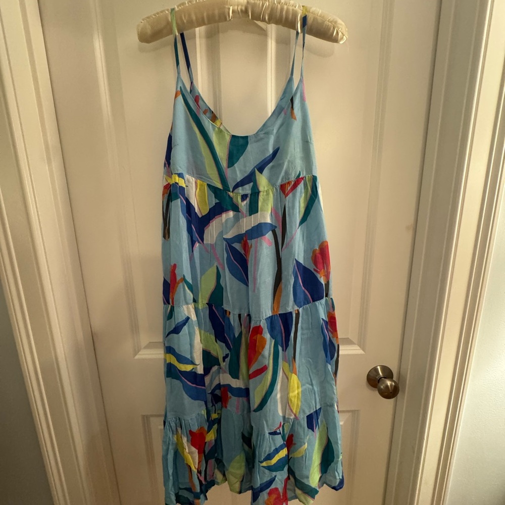 Oliphant Button-Back Midi Dress